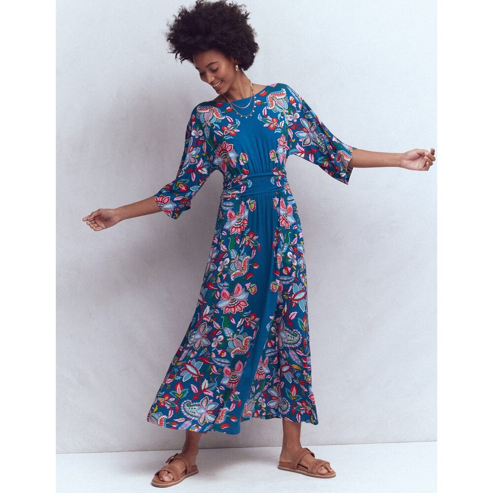 Boden Imelda Kimono Jersey Dress NWT - Picture 2 of 6